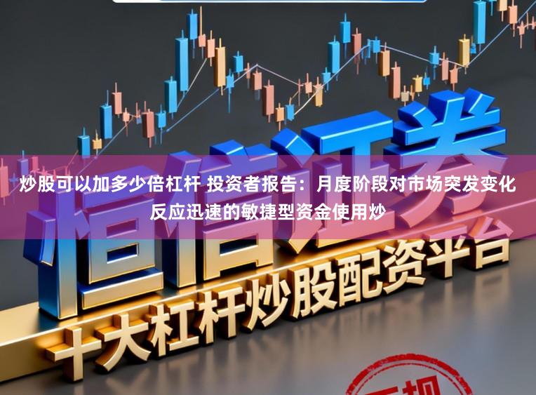 炒股可以加多少倍杠杆 投资者报告：月度阶段对市场突发变化反应迅速的敏捷型资金使用炒